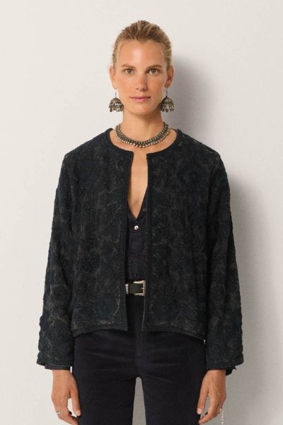 Maison Hotel Balani Jacket In Dark Blue