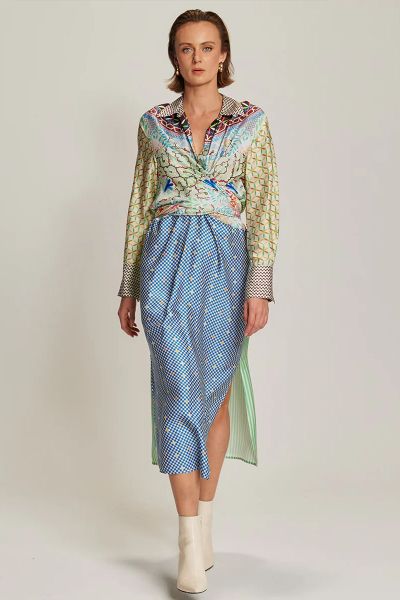 Me369 Brielle Shipibo WT Dress In Multi