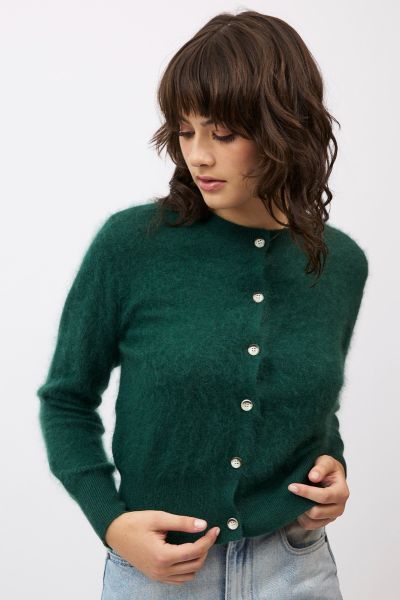 Mia Fratino Sierra Cardigan In Forest