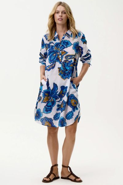One Season Broome Middy Gilli Dress In Blue