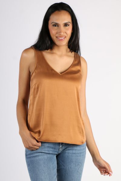Mos Mosh Astrid Tank In Tan