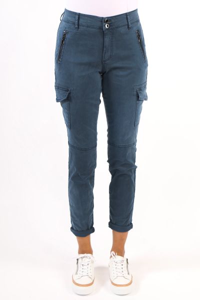 Mos Mosh Gilles Cargo Pant In Blue