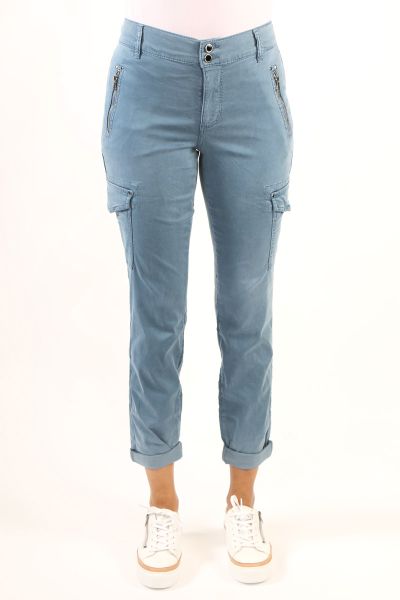 Mos Mosh Gilles Timaf Cargo Pant In Shadow Blue