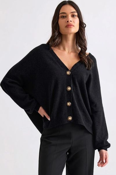 Mia Fratino Nova Cardigan In Black
