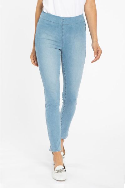 NYDJ Super Skinny Pull On Jean In Clean Seascape
