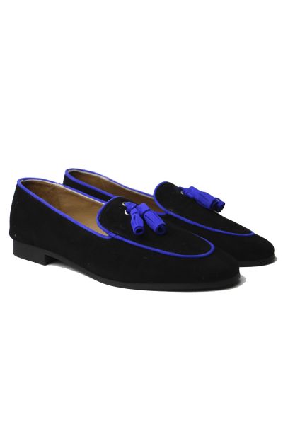 Piazza Grande Picollo Tassle Loafer In Black