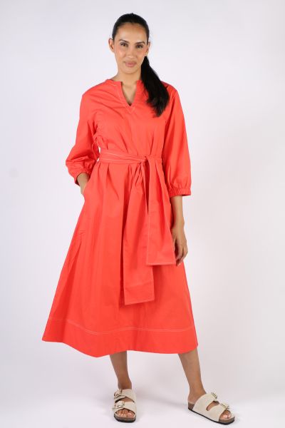 Bagruu Perri Dress In Poppy