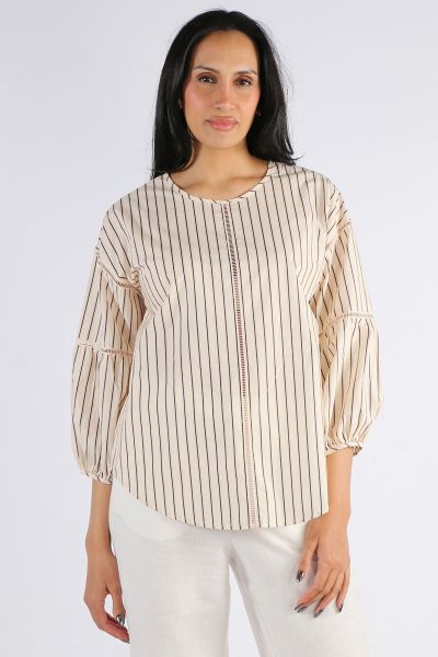 Ping Pong Poet Top In Stripe