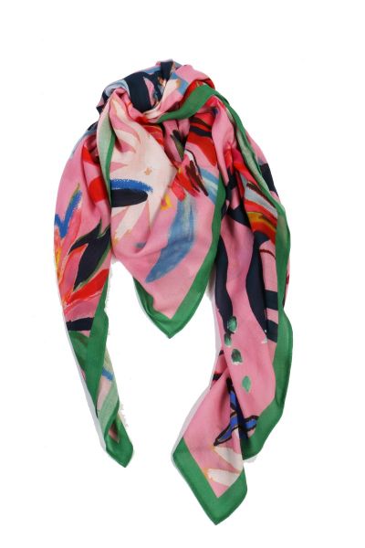 POM Botanical Shawl In Pink