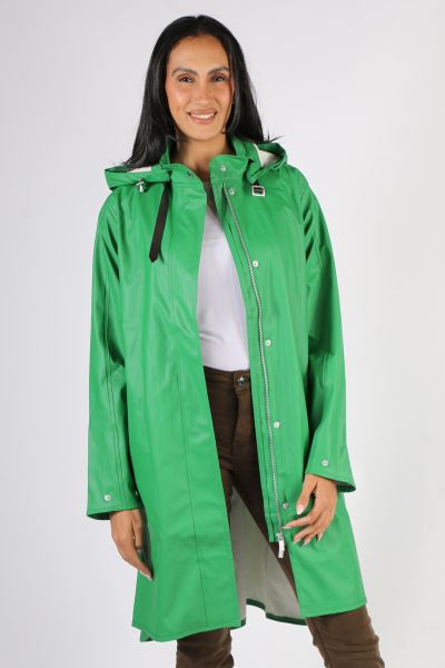 Ilse Jacobsen A Line Raincoat In Green