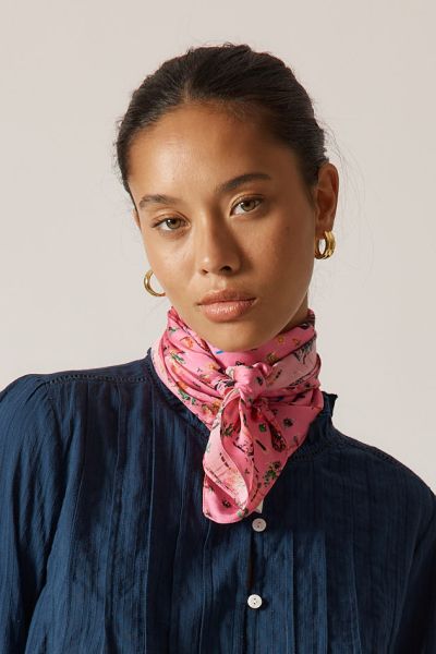 Rubyyaya Howdy Scarf In Pink