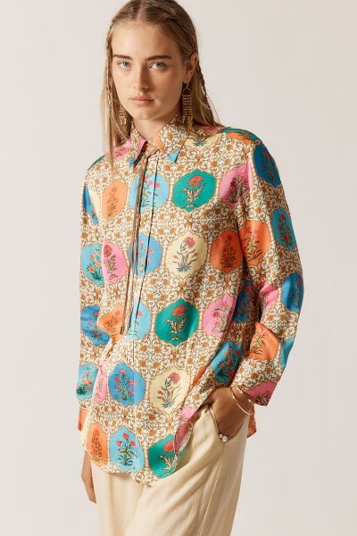 Rubyyaya Marigold Shirt In Multi