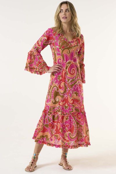 Floral print graphic dress. Reads Online is the official stockist of OneSeason