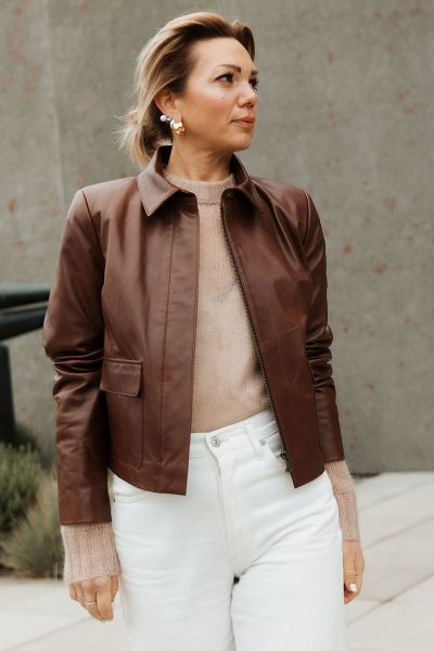 Koyu Studio Jacket In Hazelnut
