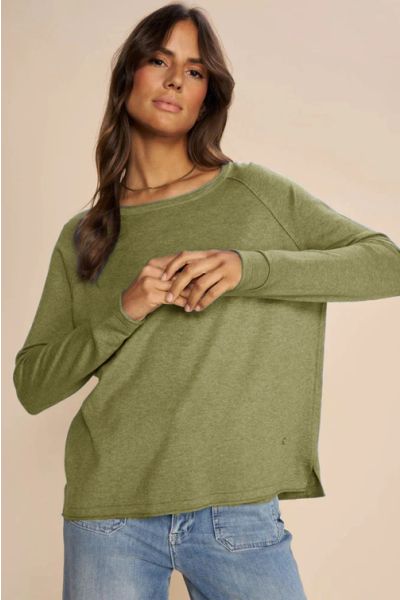 Mos Mosh Tani Knit In Olive