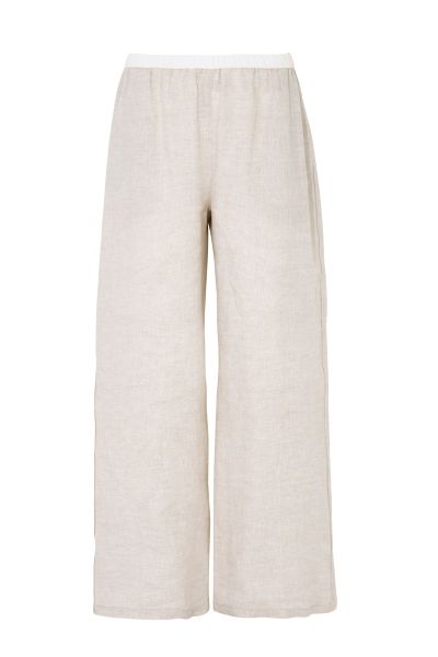 Trelise Cooper Walk Right Up Linen Pant In Oatmeal