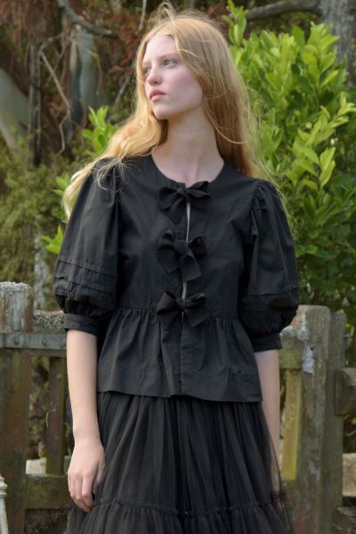 Trelise Cooper Tied and True Top In Black