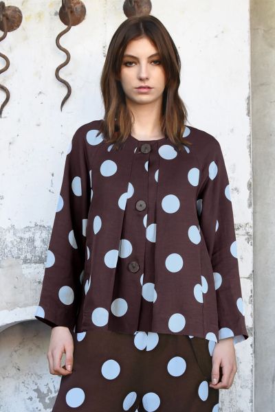 Trelise Cooper Time To Swing Jacket In Chocolate
