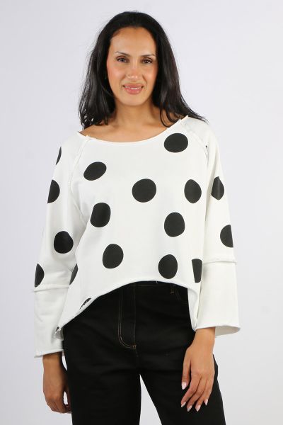 Two By Two Riza Sweatshirt In Creme