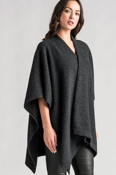 Bridge and Lord Wrap Topper In Coal