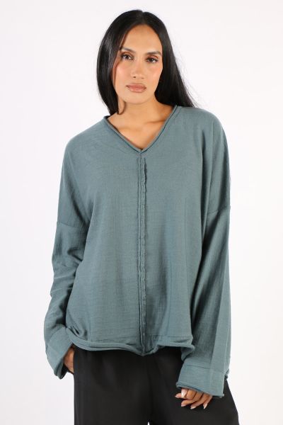Vale & Ward Joel Sweater In Sage
