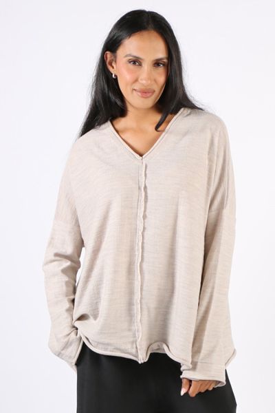 Vale & Ward Joel Sweater In Wheat