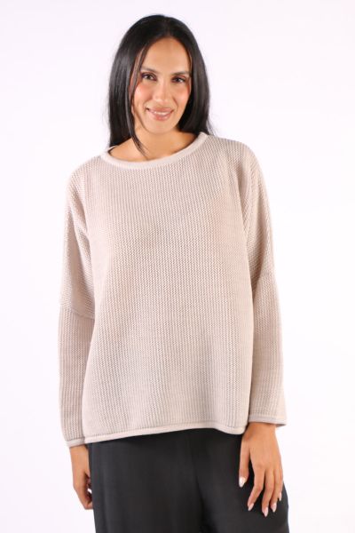 Vale & Ward Cora Sweater In Wheat