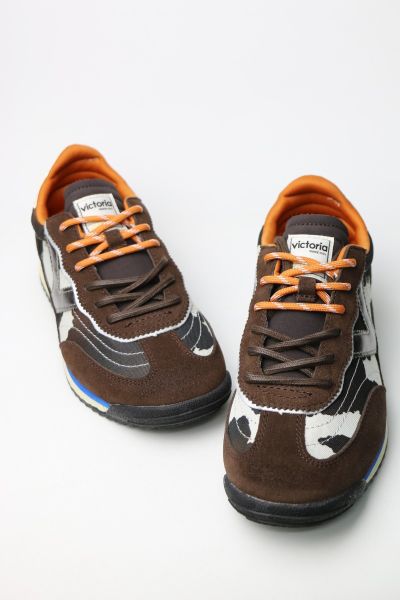 Victoria Saturn Animal Sneaker in Chocolate