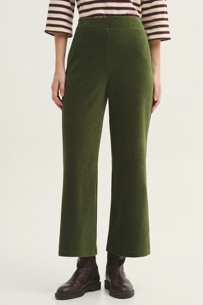 Nice Things Stretch Corduroy Pant In Khaki
