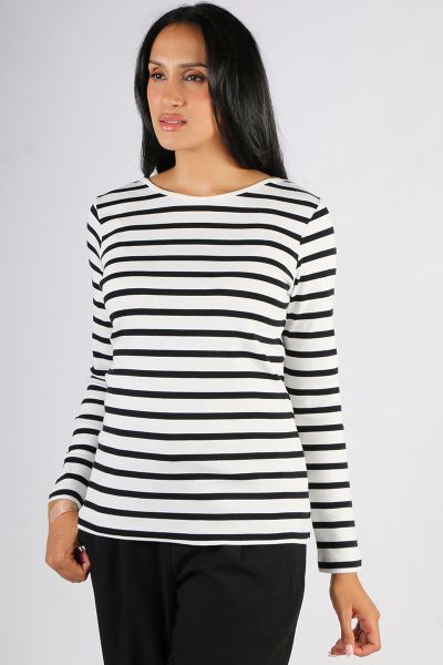 Yarra Trail Boardwalk Tee In Stripe