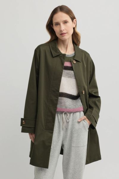 Yarra Trail Nova Coat In Loden