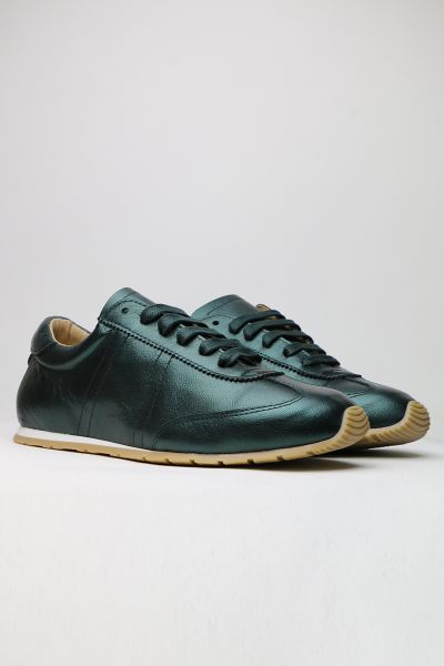 Zeta Innox Metallic Sneaker In Emerald