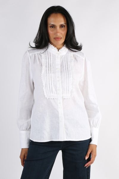 Zoe Kratzmann Haze Top In Porcelain