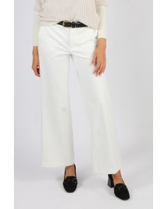 Liverpool Kelsey Wide Leg Pant In Ivory