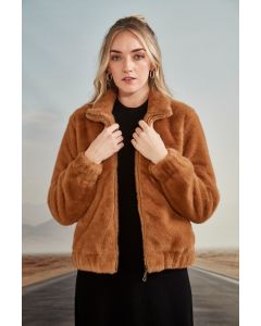 Verge Parade Jacket In Caramel