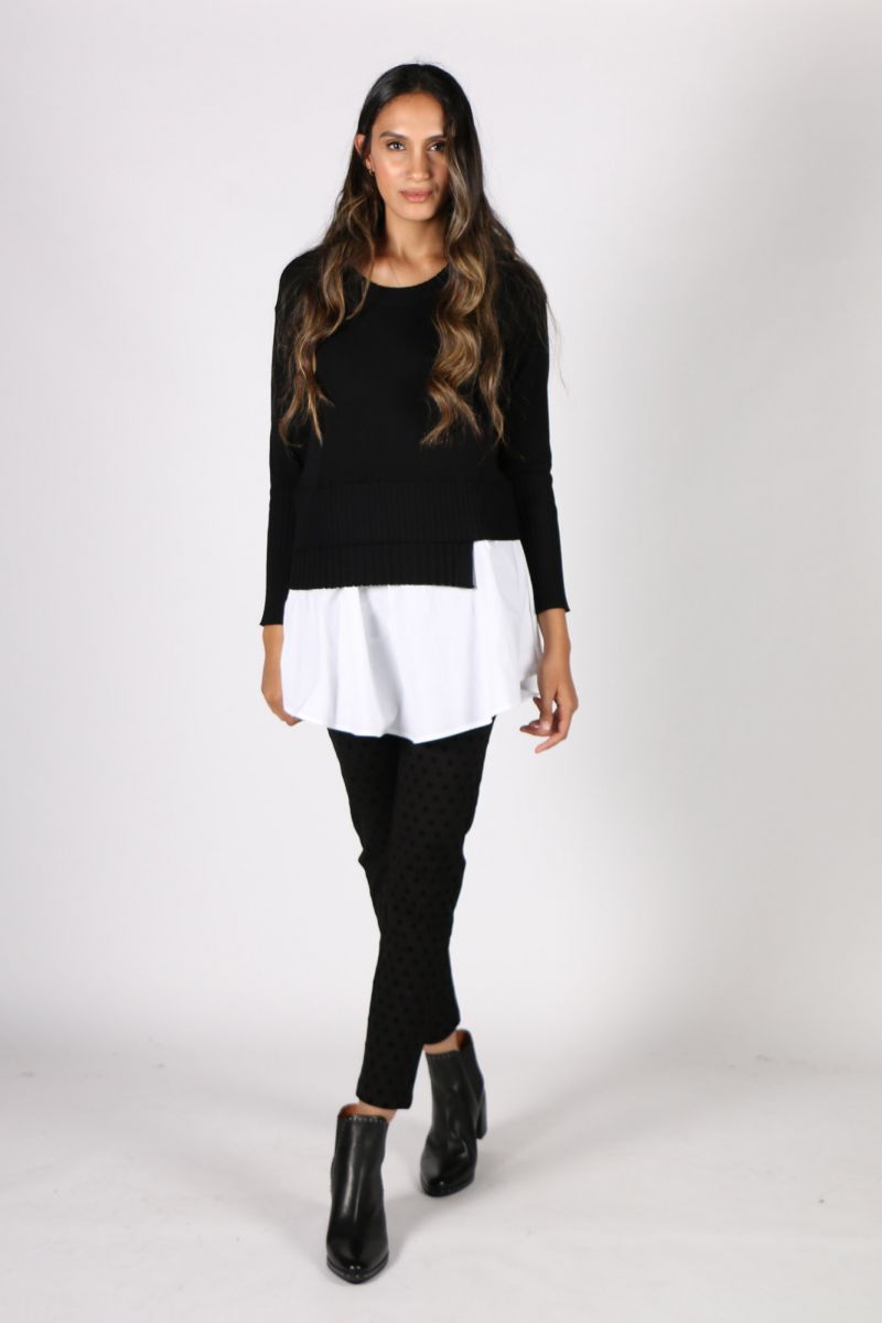 black lounge top
