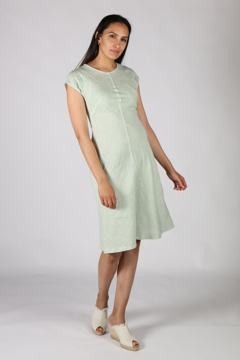 Reads Online Haris Cotton Flare Dress In Green