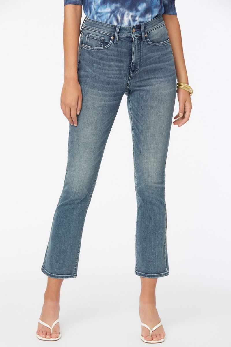 NYDJ Slim Bootcut Ankle Jeans In Monet Blue
