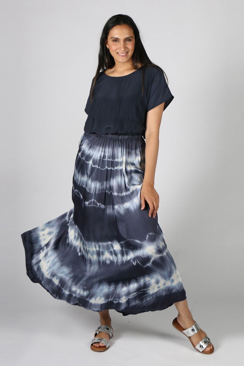 tie and dye skirt online