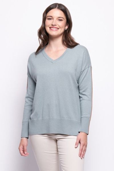 Foil Born Leader Jumper In Duck Egg Blue