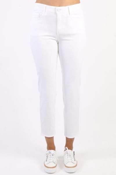 Brax Shakira Slim Leg Lightweight Jean In White
