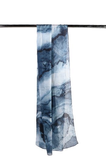 Abstract Art Pure Silk Designer Scarf By Namaskar
