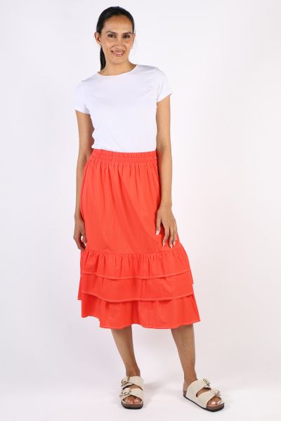 Bagruu Frida Skirt In Poppy