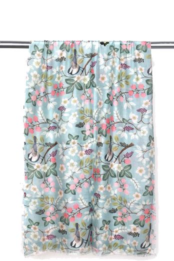 Bird Modal Silk Designer Scarf By Namaskar