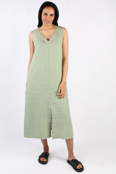 Blueberry Maxi Dress In Sage