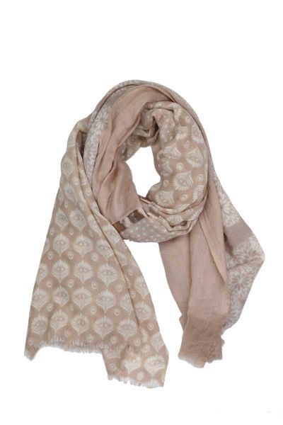 Bohemia Rosie Emilie Wool Scarves In Pink