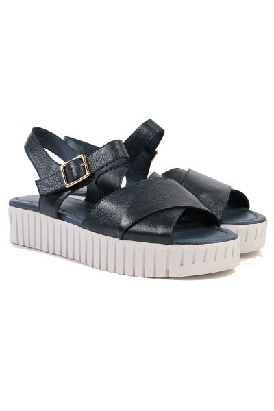 Eamon Sandal By Django & Juliette In Navy