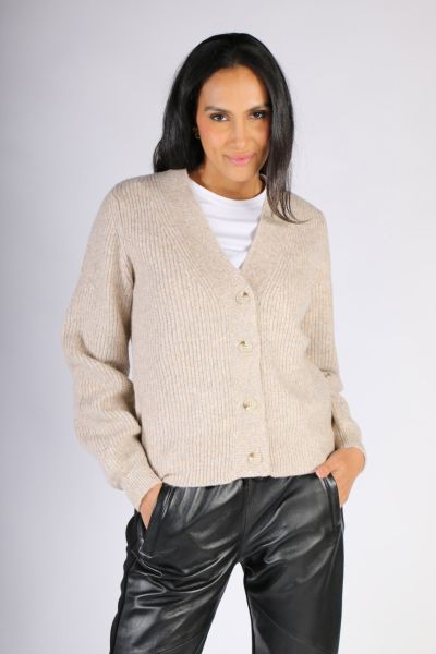 Foil Fashionista Cardi In Oat
