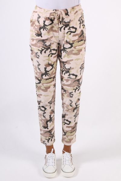 Funky Staff You 2 Velvet Pant In Rose Camouflage