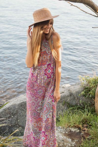 Kachel Laura Dress in Multi